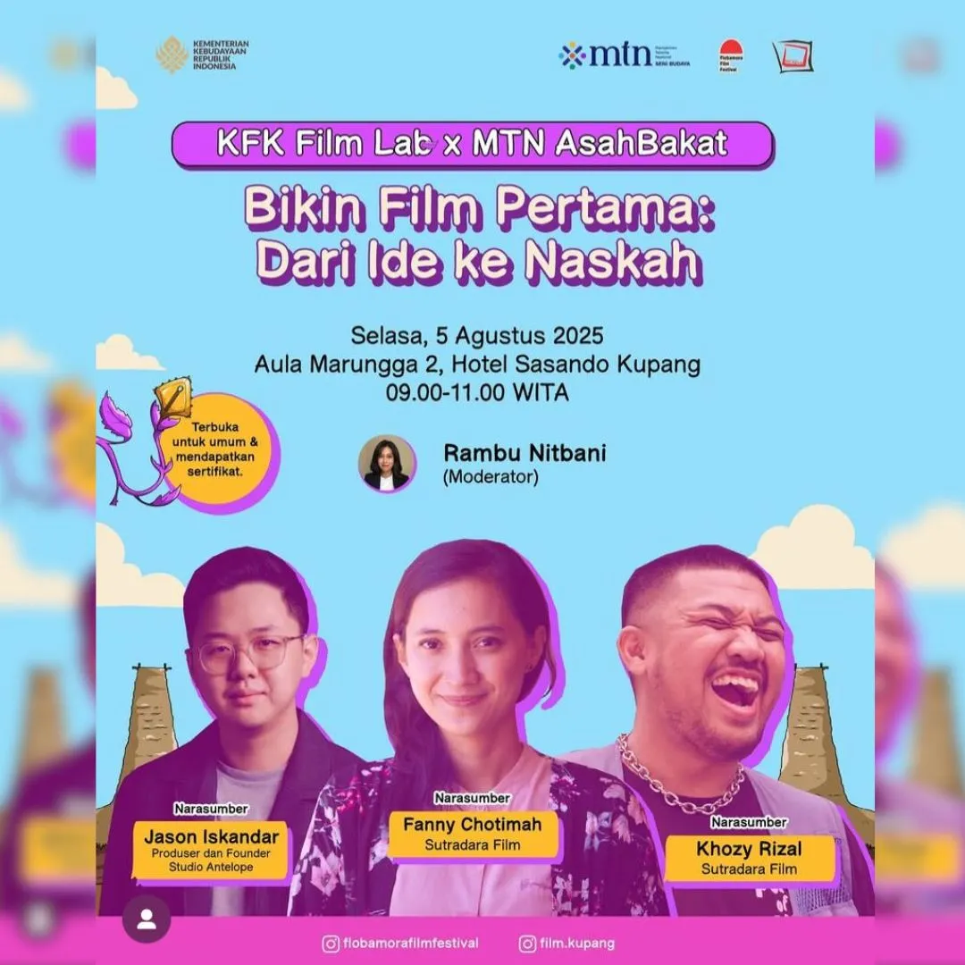 You are currently viewing Flobamora Film Festival 2025: Belajar dari Ide hingga Naskah di Tengah Ribuan Pemimpi Film
