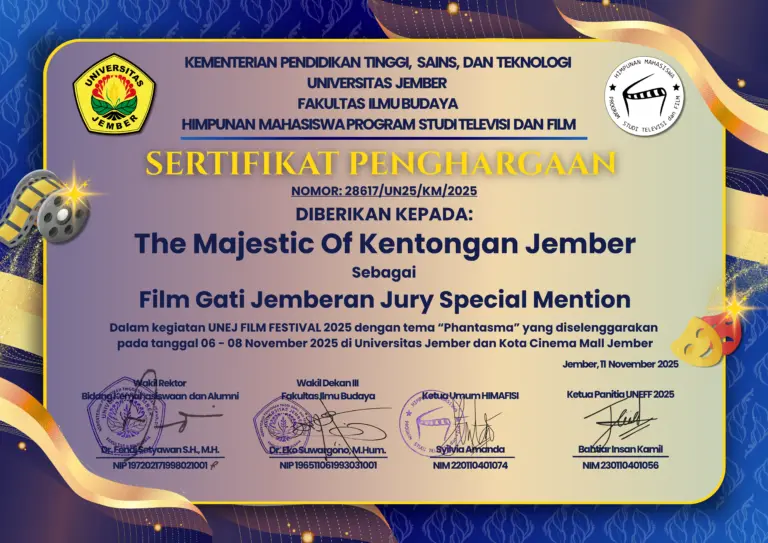 Film Gati Jemberan Jury Special Mention