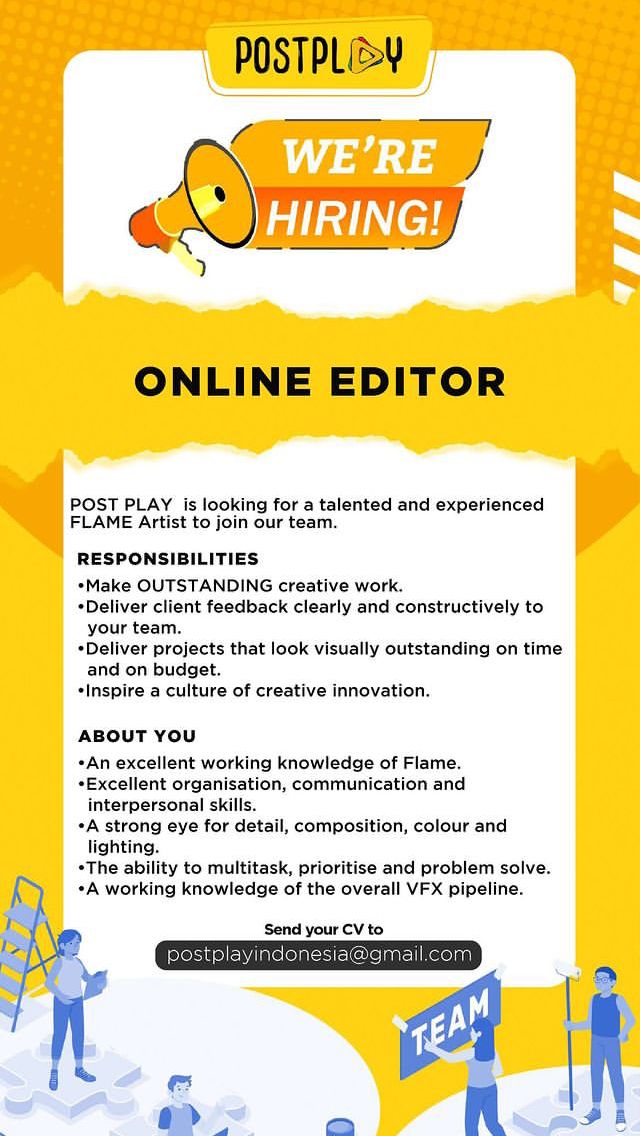 Online Editor - PostplayIndonesia